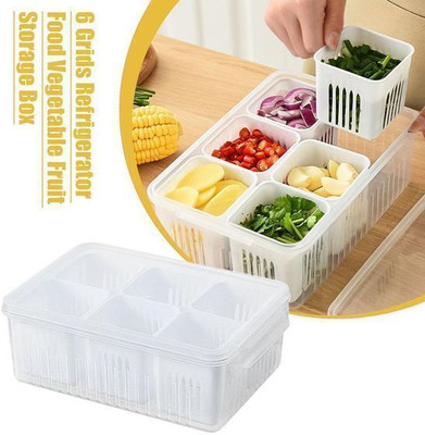 Ecodex Plastic Fridge Container  - 2300 ml(White)