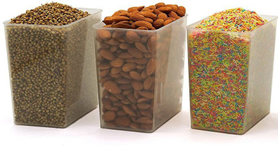 Pack of 3 Plastic Cereal Dispenser - 1000 ml Vittamix White