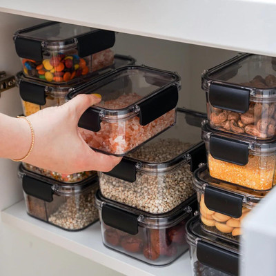 Antic Plastic Grocery Container - 500 ml(Clear)