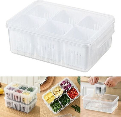 Ecodex Plastic Fridge Container  - 2300 ml(White)