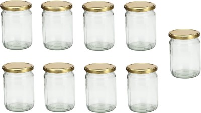 AFAST Glass Utility Container  - 200 ml(Pack of 9, Clear)
