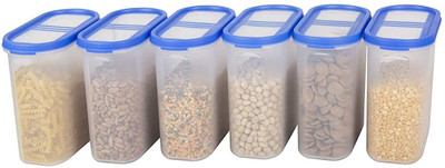 Cutting EDGE Plastic Utility Container  - 1800 ml(Pack of 6, Blue)