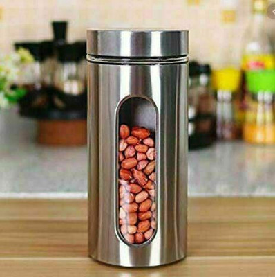 DHARMBHAKTI Steel, Glass Utility Container  - 800 ml(Silver)