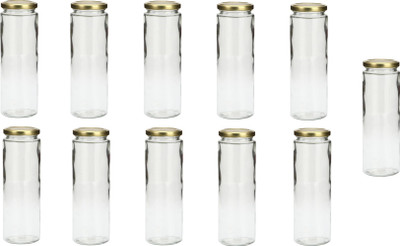 AFAST Glass Utility Container  - 350 ml(Pack of 11, Clear)