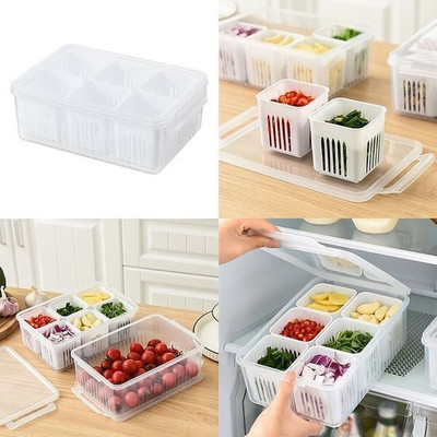 Ecodex Plastic Fridge Container  - 2300 ml(White)