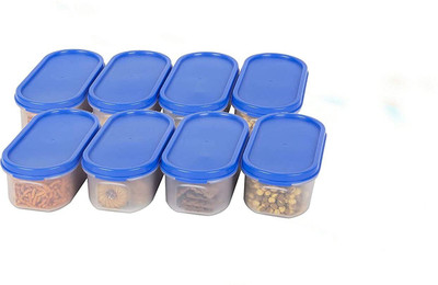 Cutting EDGE Plastic Utility Container  - 535 ml(Pack of 8, Blue)