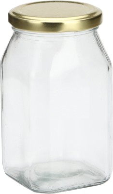 AFAST Glass Grocery Container  - 400 ml(Pack of 7, Clear)