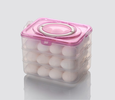 Tap2kaart Plastic Egg Container  - 3 dozen(Pink)