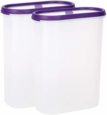 Cutting EDGE Plastic Utility Container  - 2400 ml(Pack of 2, Purple)