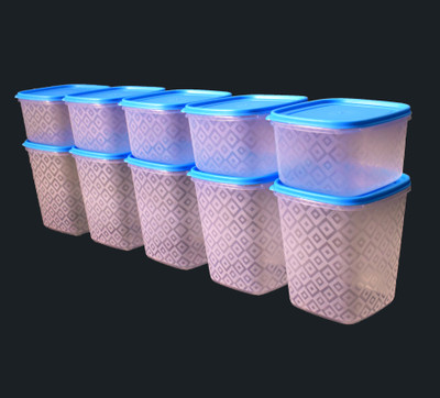 Loknath Plastic Utility Container  - 2000 ml, 1350 ml(Pack of 10, Blue)