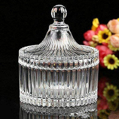 GOOD TO GREAT CREATION Glass Cookie Jar  - 200 ml(Clear)
