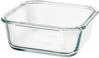 IKEA Glass Utility Container  - 600 ml(Clear)