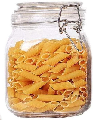 DHARMBHAKTI Glass Grocery Container  - 750 ml(Clear)