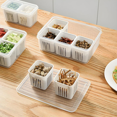 Ecodex Plastic Grocery Container  - 2200 ml(White)