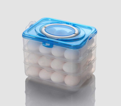 DIOXIT Plastic Egg Container  - 3 dozen(Multicolor)