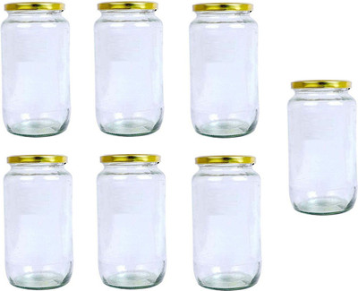 AFAST Glass Utility Container  - 1000 ml(Pack of 7, Clear)