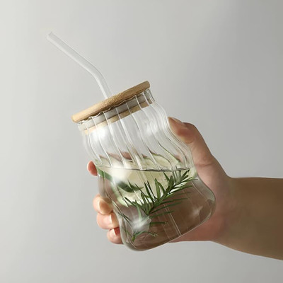 Artifice Glass Milk Container  - 500 ml(Clear)