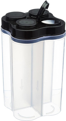 ADMONITION Plastic Fridge Container  - 2500 ml(Black)