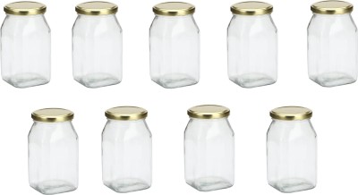 Somil Glass Utility Container  - 200 ml(Pack of 9, Clear)