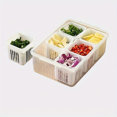 Ecodex Plastic Fridge Container  - 2300 ml(White)