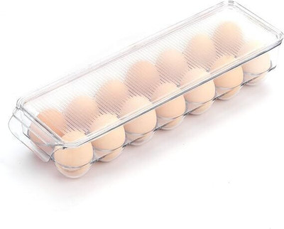 Flipkart SmartBuy Plastic Egg Container  - 1.15 dozen(Clear)