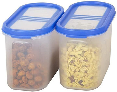 Cutting EDGE Plastic Utility Container  - 1200 ml(Pack of 2, Blue)