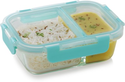 Magnus Glock Glass Food Rectangle Divider Container 1 Containers Lunch Box(580 ml)