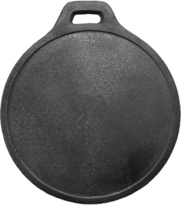 Praganiya Cookwares 10 Inch Dosa Tawa Black Tawa 25.4 cm diameter(Cast Iron)