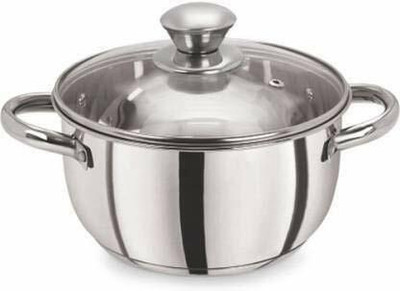Padchaaya Stainless Steel Dinner Set(Silver, Microwave Safe)