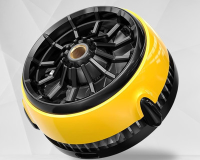 Cubonic CX04 Mobile Cooler Semiconductor Radiator for Gaming/Live/Vlog 1 Fan Ergonomic Cooling Pad(Yellow)