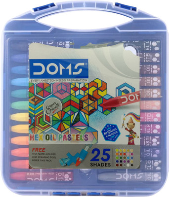 DOMS Oil Pastels Crayons 25 Shades(Set of 1, Multicolor)
