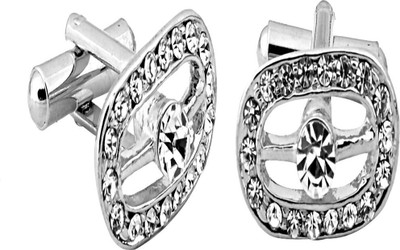 house of common Brass Cufflink(Silver)