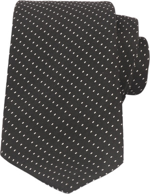 TADWILL Silk Cufflink & Tie Pin Set(Black)