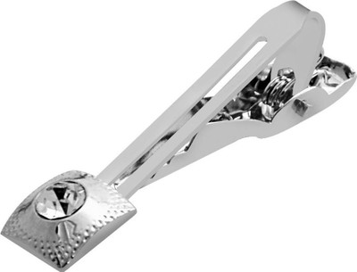 house of common Brass Tie Pin Set(Silver)