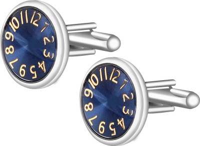 house of common Brass Cufflink Set(Blue)