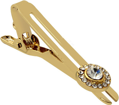 shopglobal Brass Tie Pin Set(Gold)
