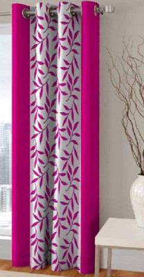 152 cm (5ft) Window Curtain(PINK)