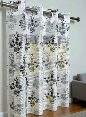 Shine Creation 213.36 cm (7ft) Door Curtain(Grey)