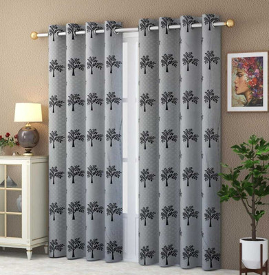 213 cm (7ft) Door Curtain(GREY)