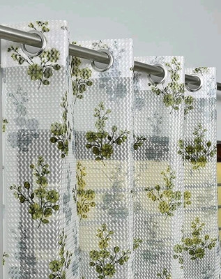 213.36 cm (7ft) Door Curtain(Green)