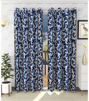 SMF 213 cm (7ft) Door Curtain(BLUE)