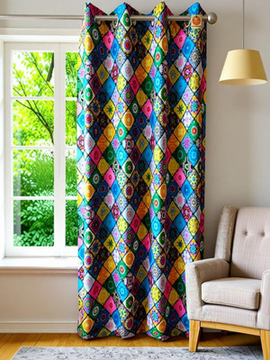 SMF 213 cm (7ft) Door Curtain(MULTICOLOR)