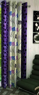 152 cm (5ft) Window Curtain(PURPLE)