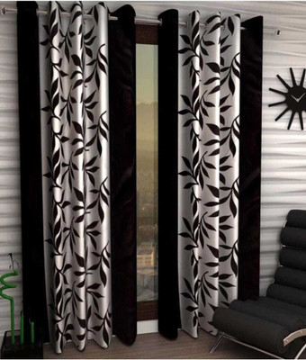 152 cm (5ft) Window Curtain(BROWN)