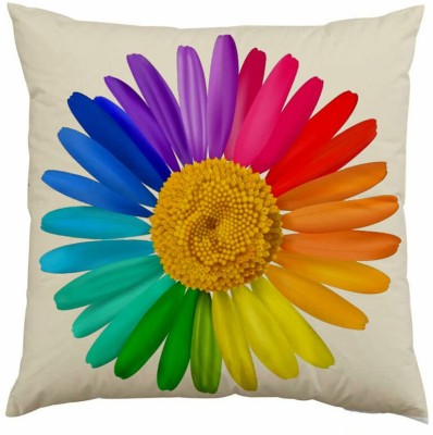 Floral Cushions Cover(40.64 cm*40.64 cm, Multicolor)