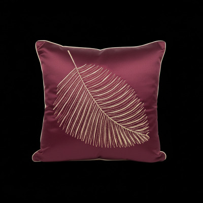 Vornexa Velvet Cushions & Pillows Cover(40 cm*40 cm, Red)