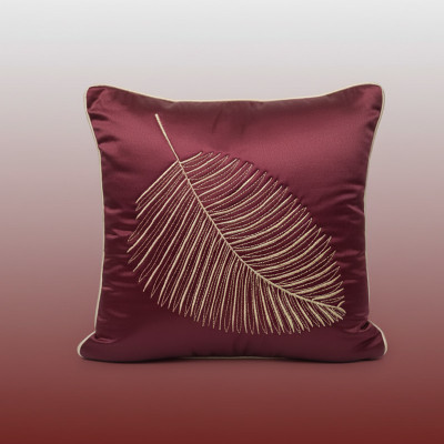 Vornexa Velvet Cushions & Pillows Cover(40 cm*40 cm, Red)