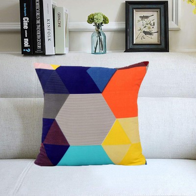 Geometric Cushions Cover(39 cm*39 cm, Multicolor)