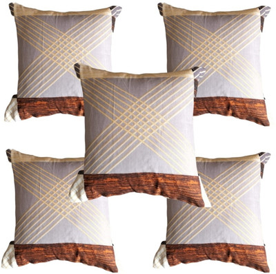 Floral Cushions Cover(Pack of 5, 40 cm*40 cm, Multicolor)