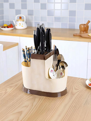 shivalay Empty Cutlery Holder Case(multicolor Holds)